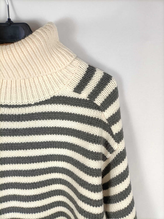 ZARA. Striped sweater Tm
