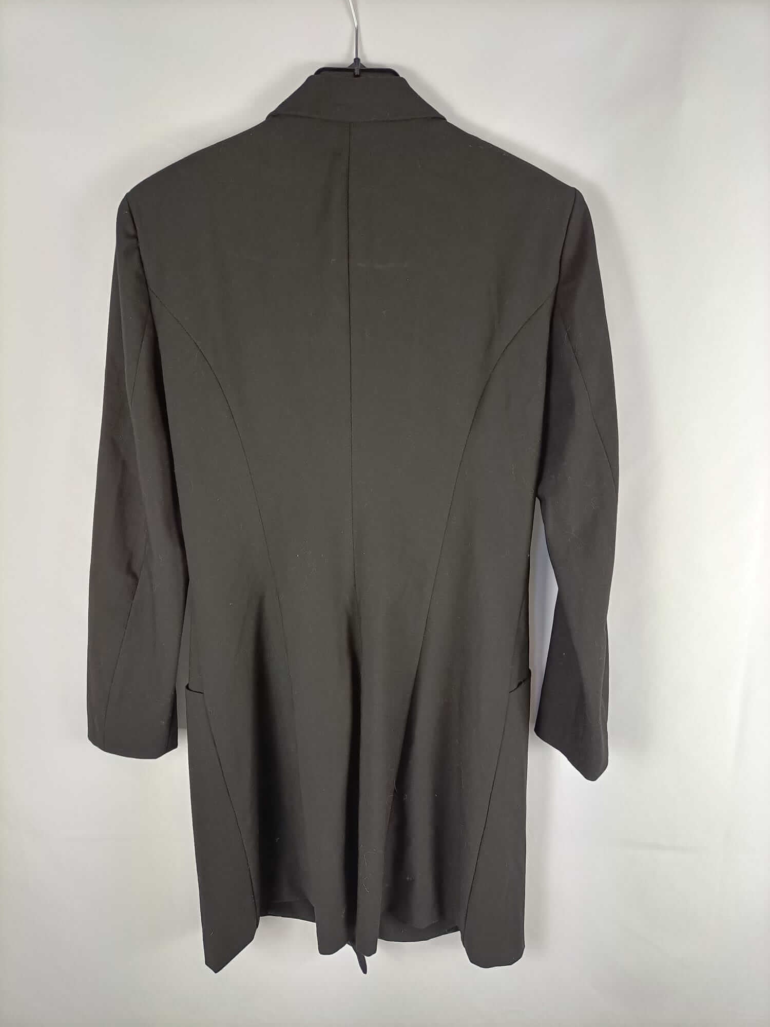 zara blazer dress black IRIS WRAP UP BLAZER DRESS BLACK main image 1
