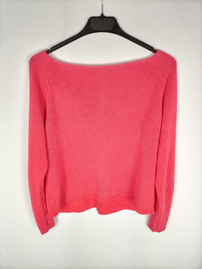 OTHERS. Pink buttoned Ts sweater