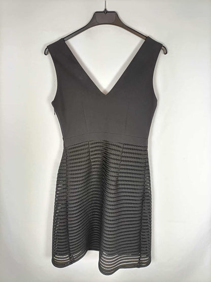 COSTES STUDIO.Vestido corto negro T.34