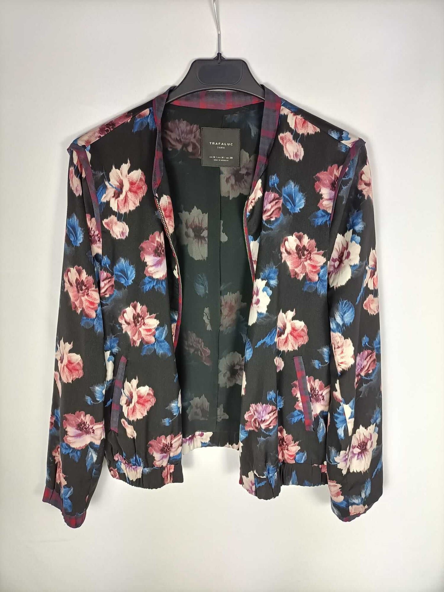 ZARA.Fine floral bomber TM