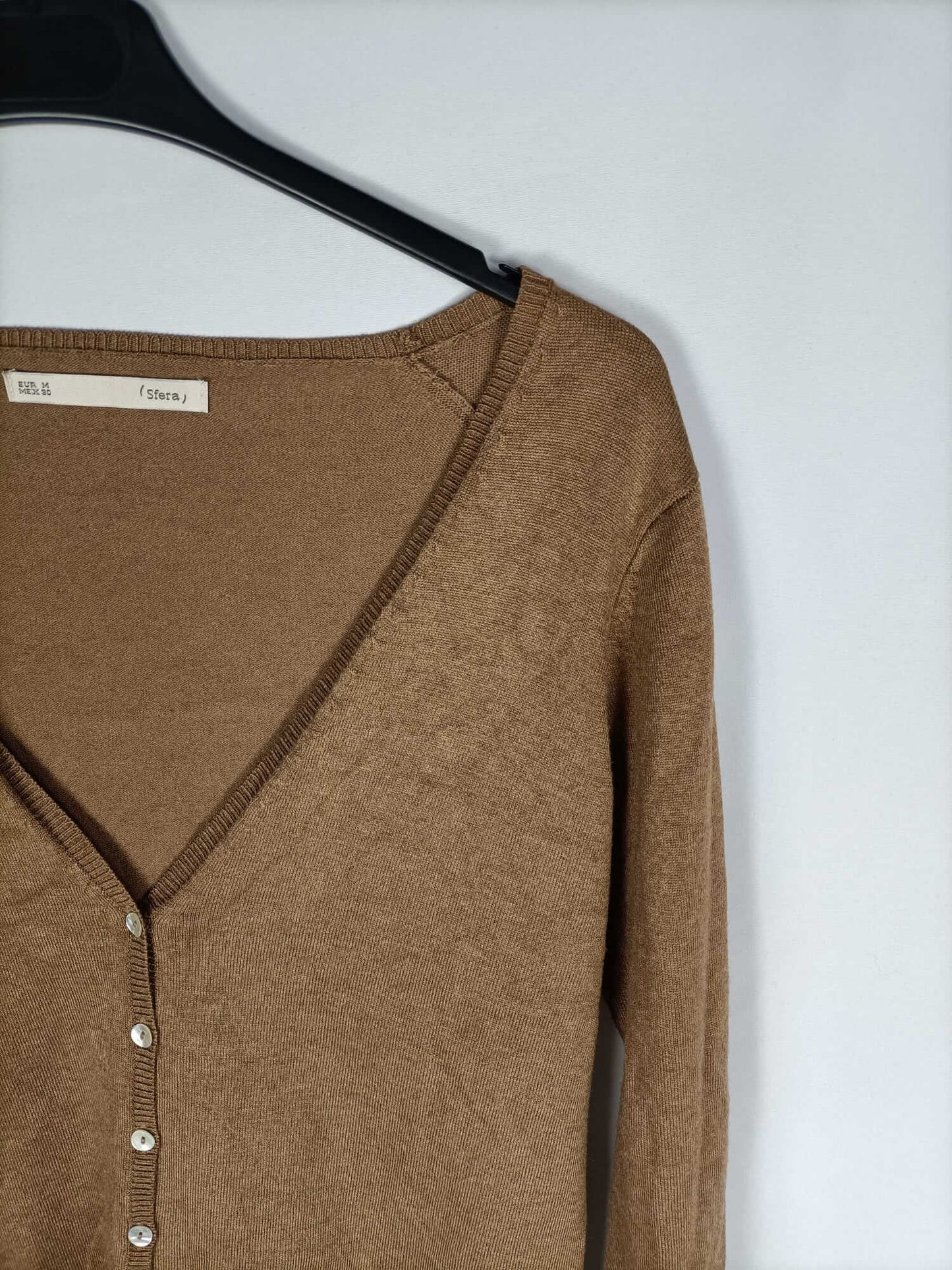 SFERA.Dark beige cardigan TM