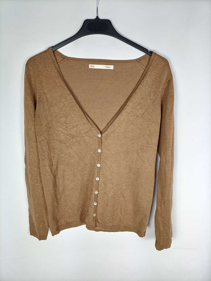 SFERA.Dark beige cardigan TM