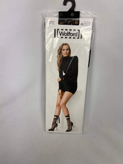 WOLFORD.Calcetines animal print T.m