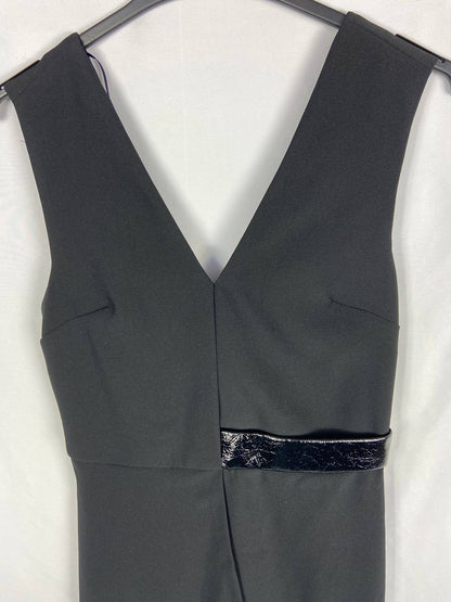 TOPSHOP.Black asymmetrical dress S.32