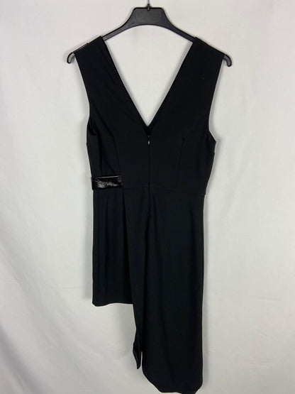 TOPSHOP.Black asymmetrical dress S.32