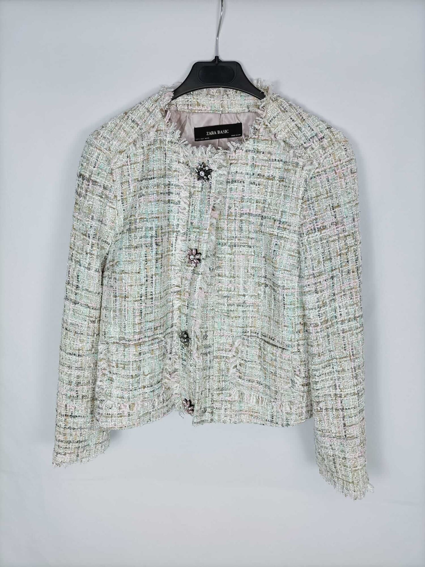 ZARA. Chaqueta tweed T. s