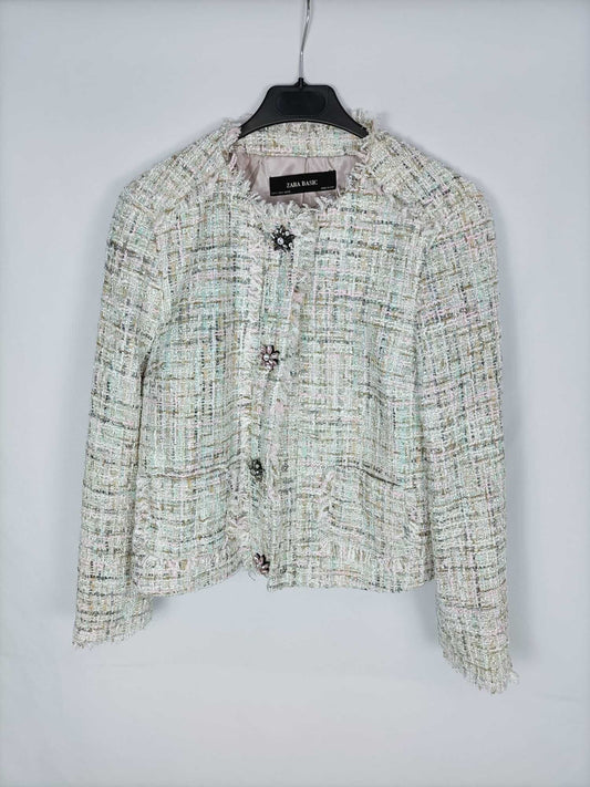 ZARA. Chaqueta tweed T. s