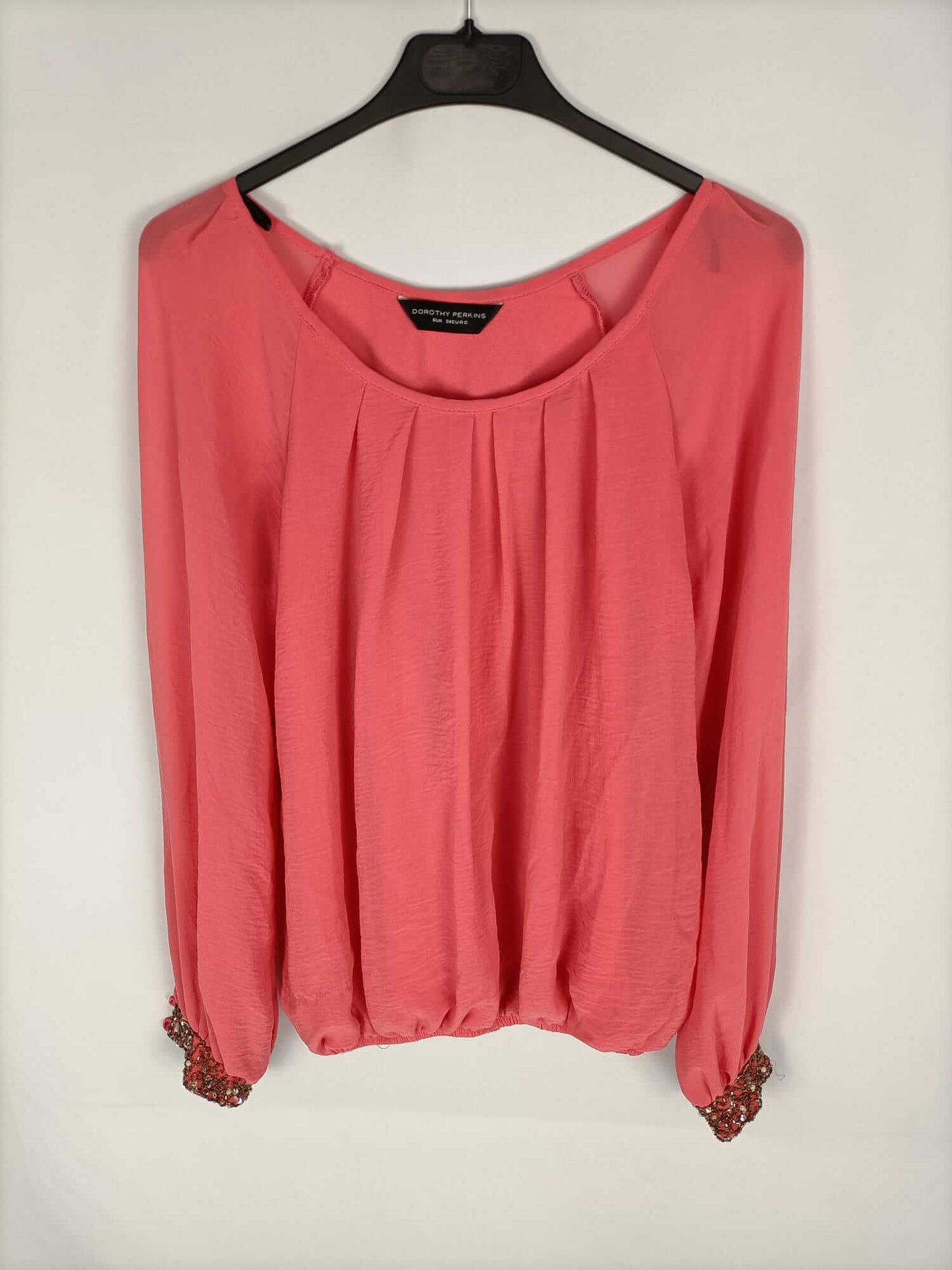DOROTHY PERKINS.Coral blouse T.34