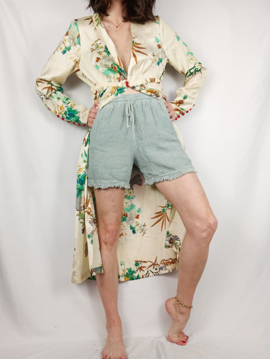 OTRAS.Shorts verde agua T.s/m