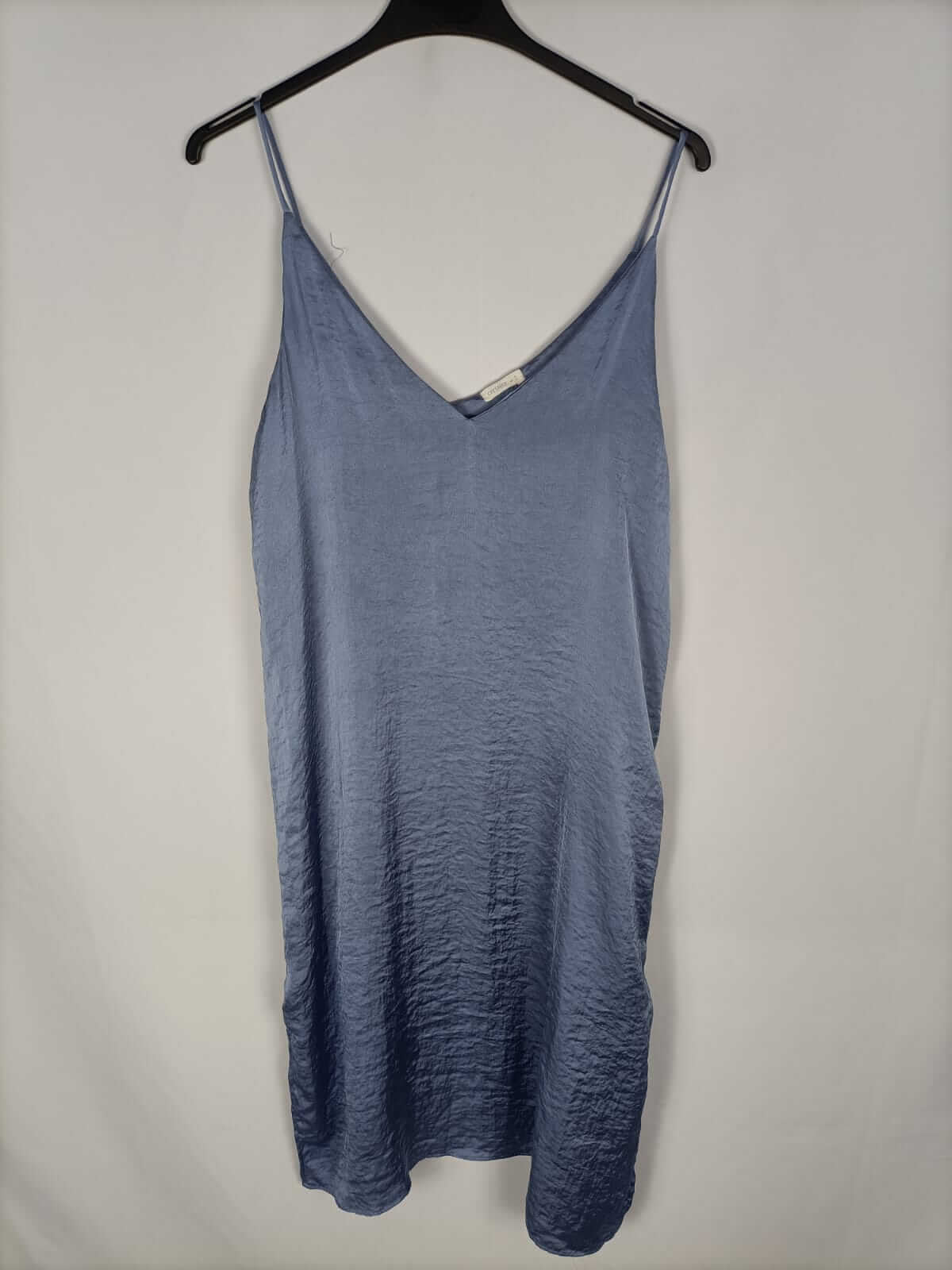 OYSHO.Vestido midi lencero T.s