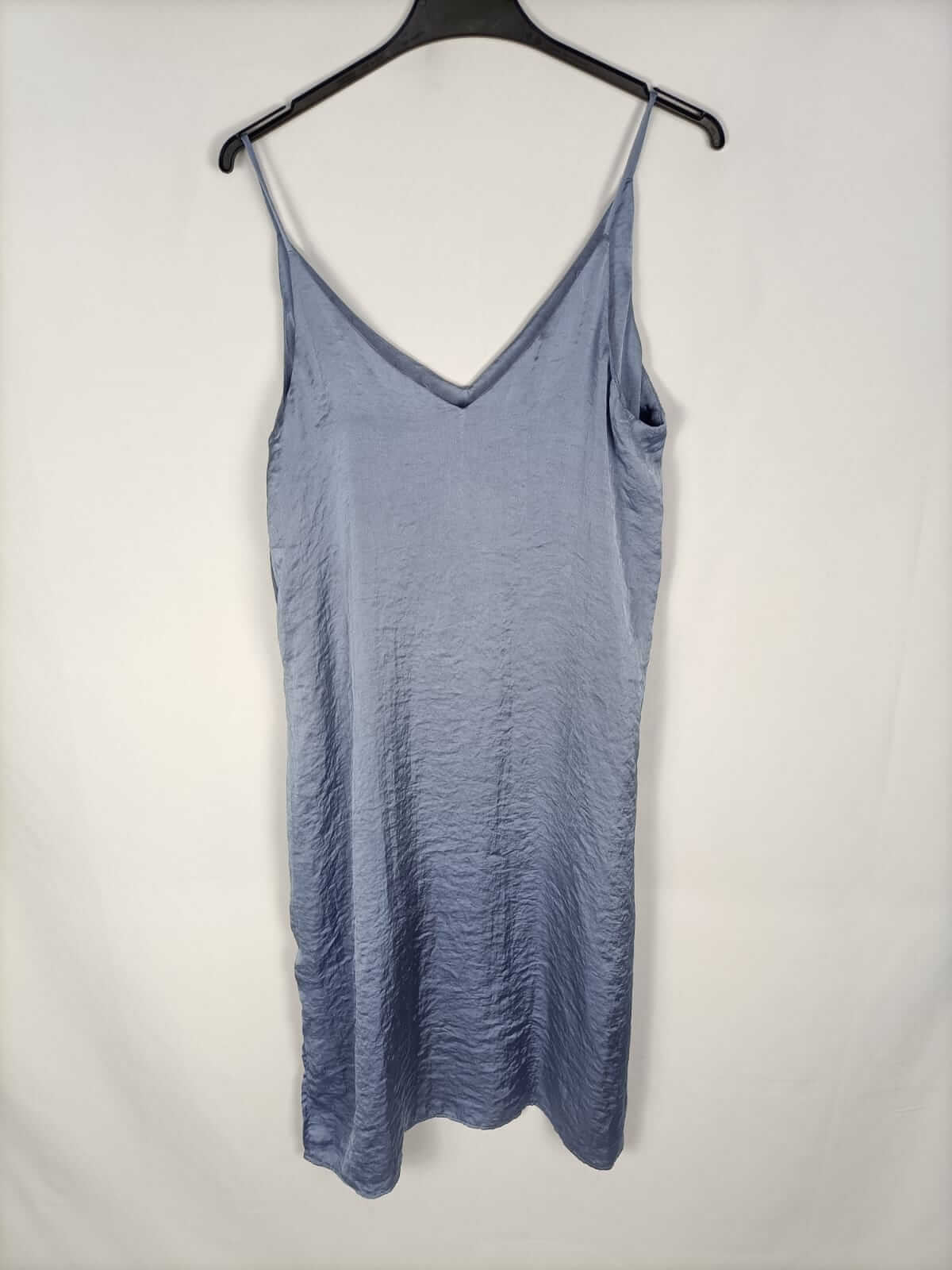 OYSHO.Vestido midi lencero T.s