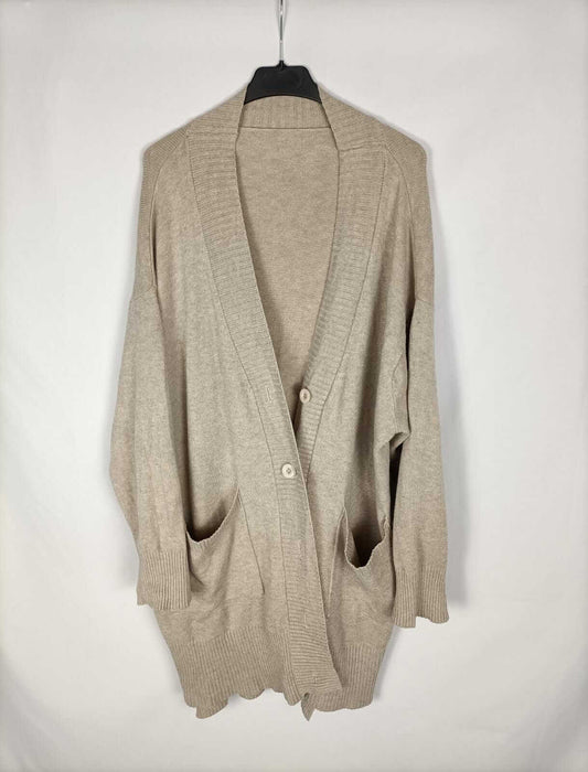 OTRAS.Cárdigan punto beige TU (oversized)