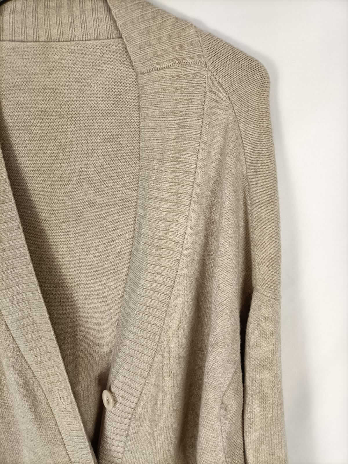 OTRAS.Cárdigan punto beige TU (oversized)