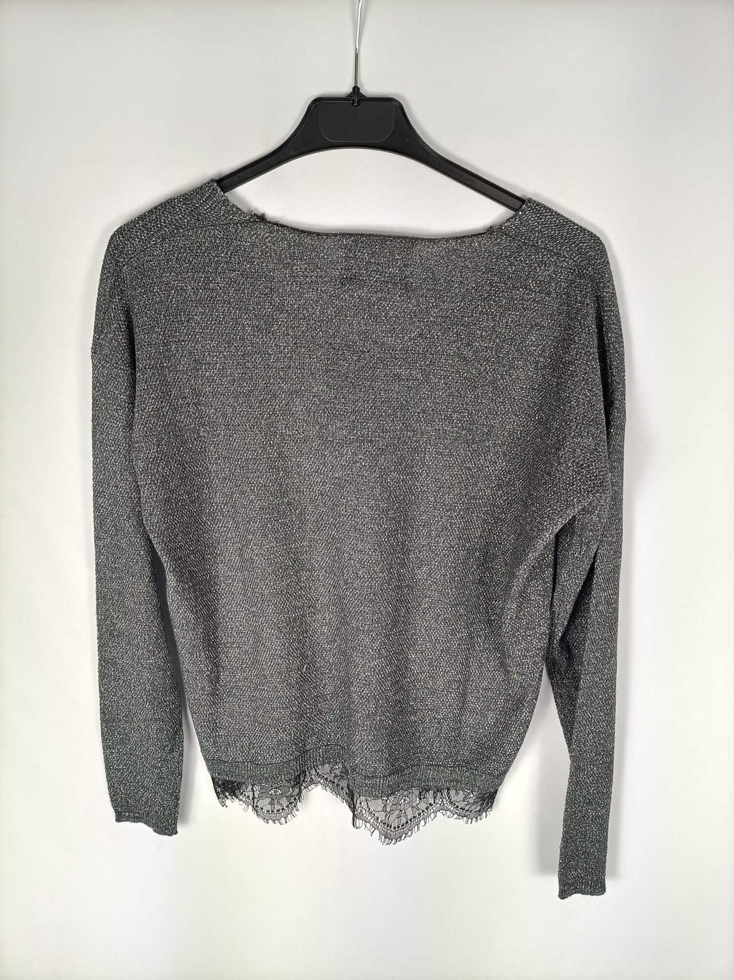 SPRINGFIELD. Jersey hilos plateados T.xs