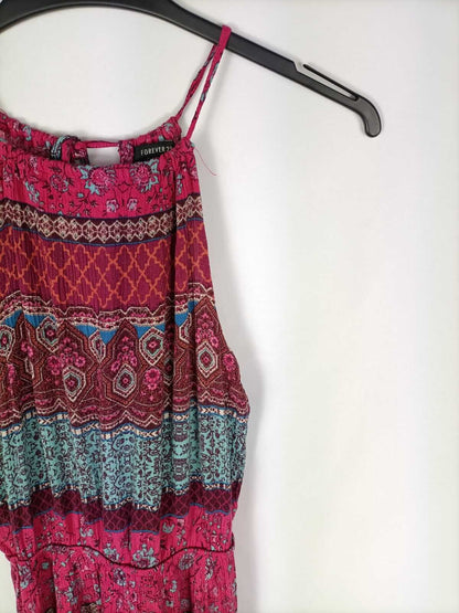 FOREVER21. Pink Ethnic Dress Ts