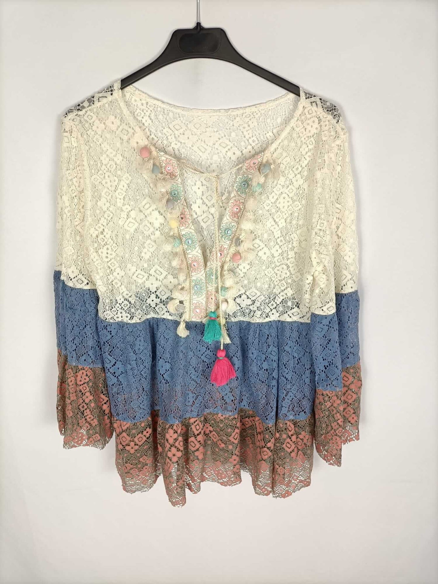 OTHERS. Hippie Lace Top Tm/l