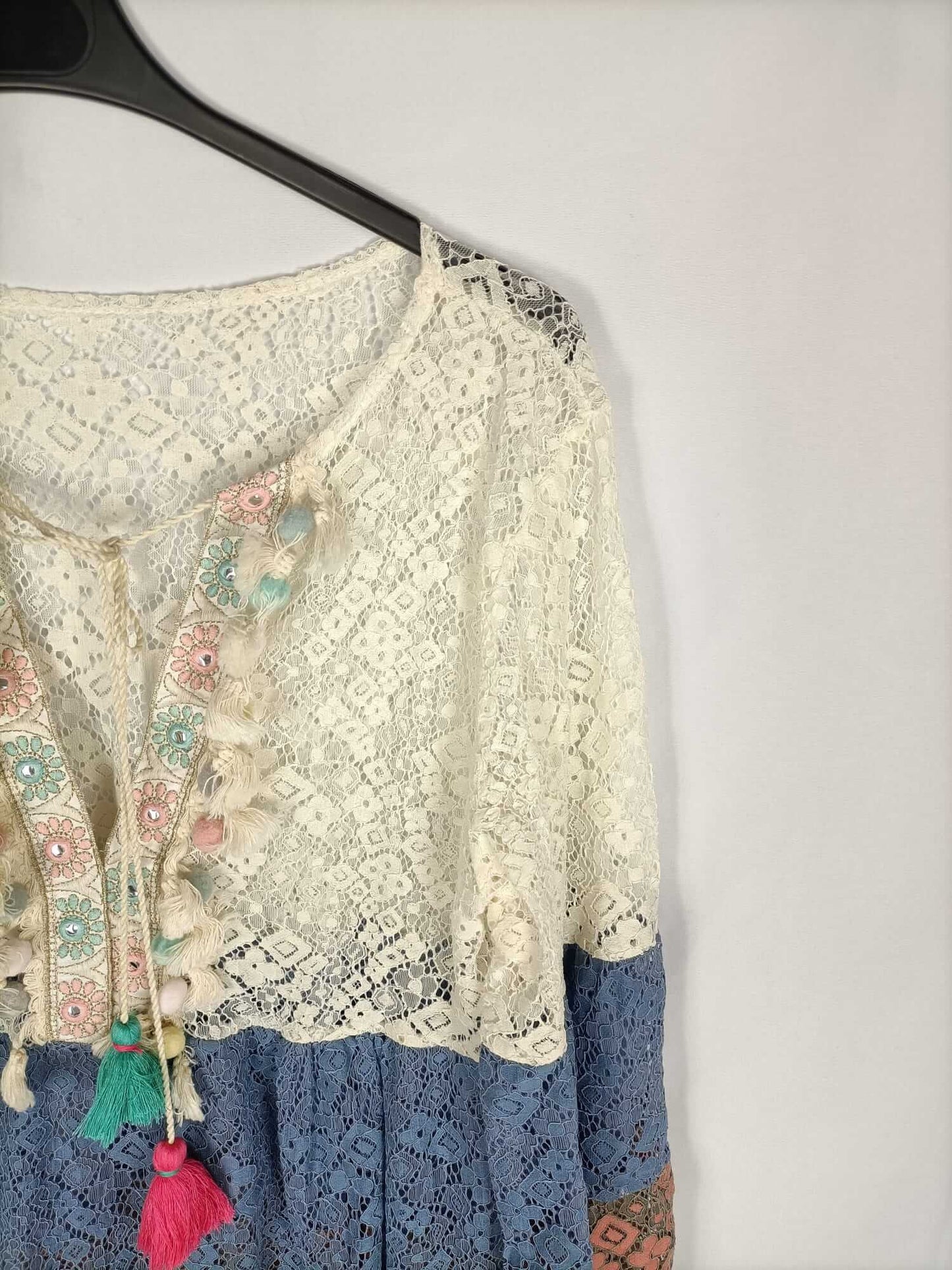 OTHERS. Hippie Lace Top Tm/l