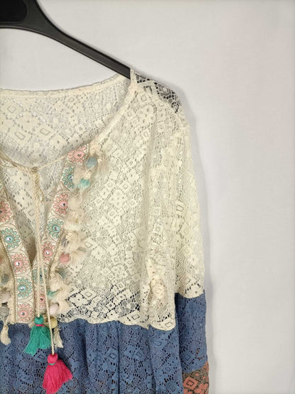 OTHERS. Hippie Lace Top Tm/l