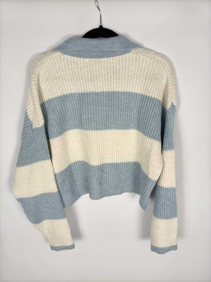 STRADIVARIUS. Jersey rayas T.s