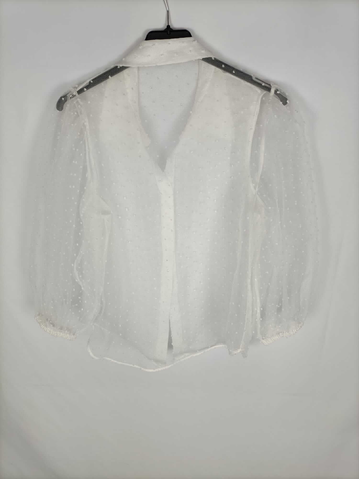 Blusa Transparente Blusa Margaritas Zara Camisa Zara Margaritas