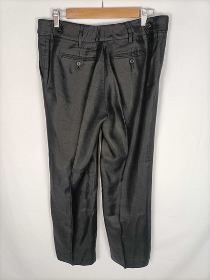 MASSIMO DUTTI. Pantalón de vestir negro T.44