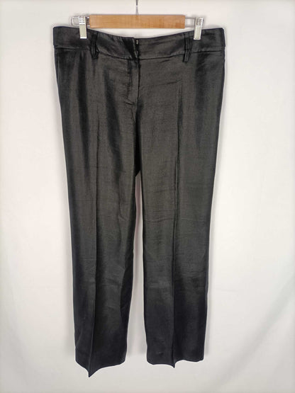 MASSIMO DUTTI. Pantalón de vestir negro T.44
