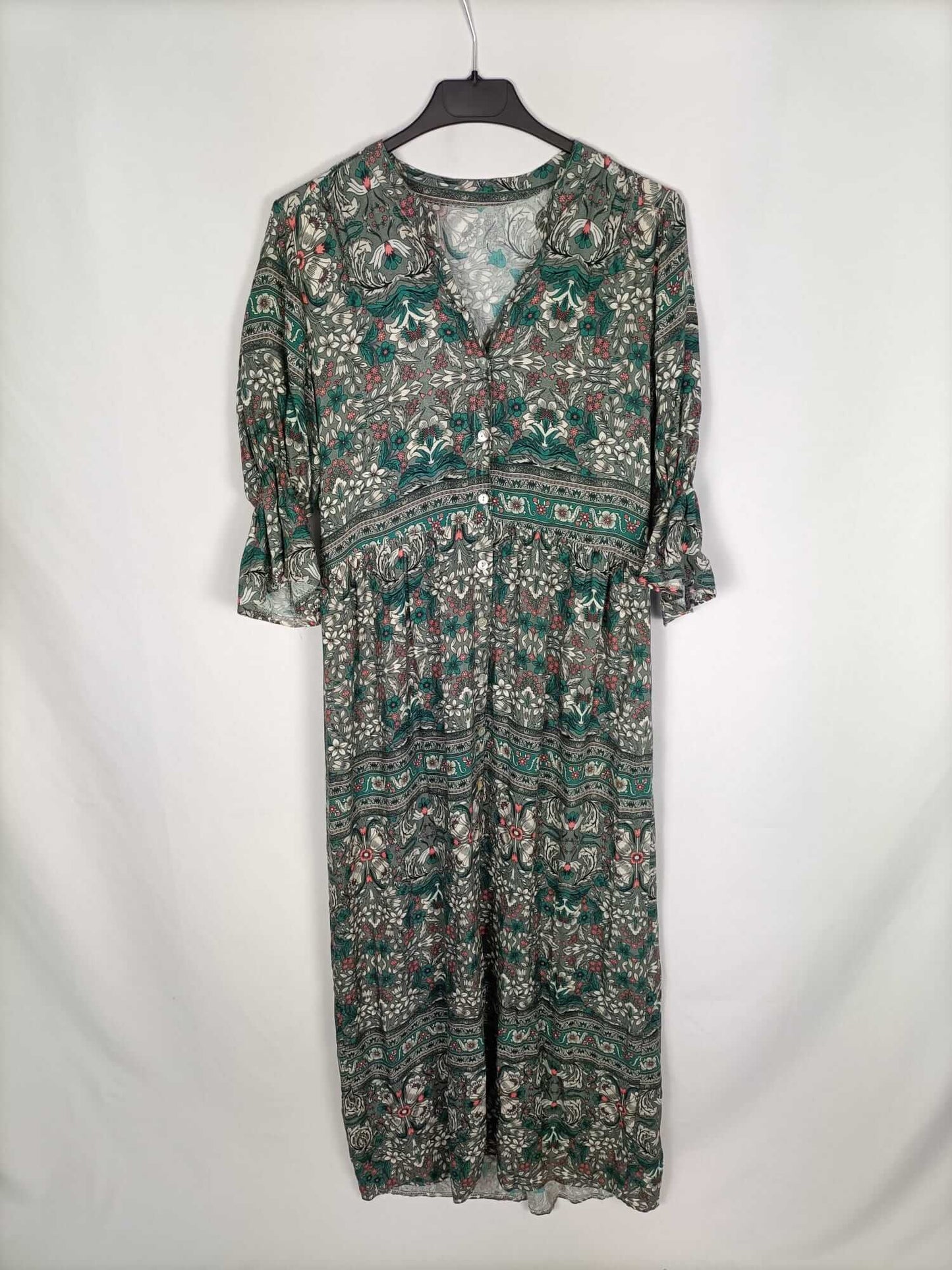 OTRAS. Vestido largo flores T.s/m