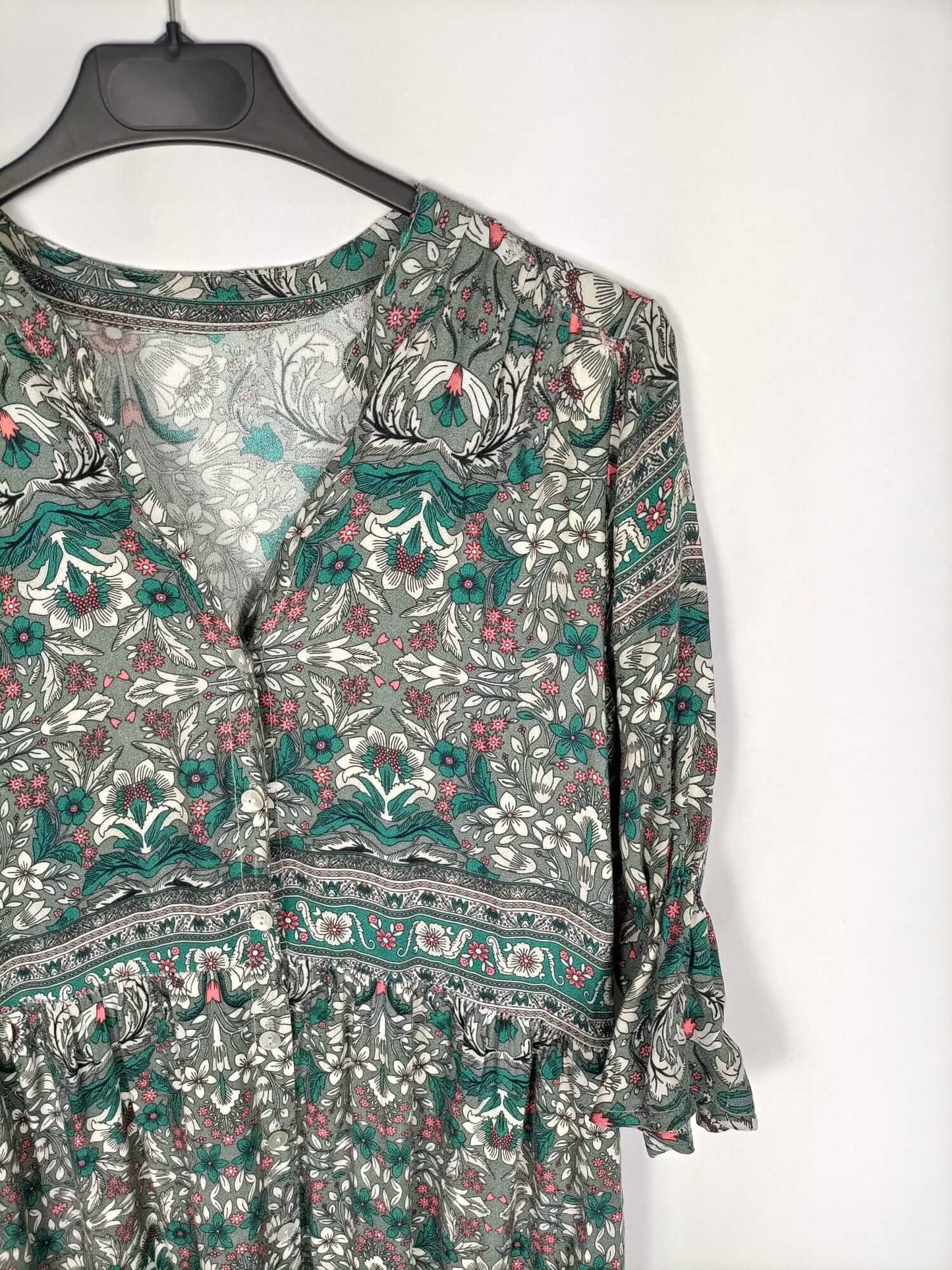 OTRAS. Vestido largo flores T.s/m