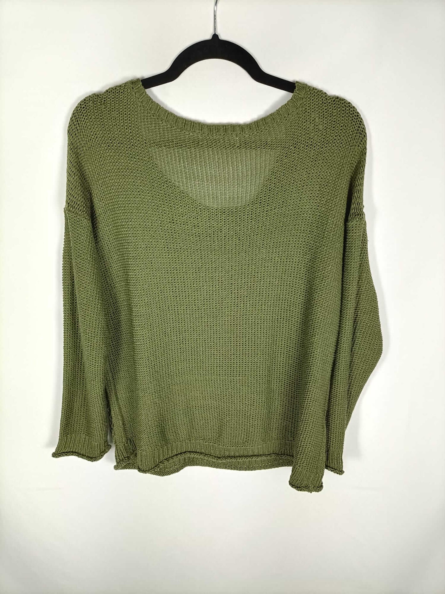 BLANCO. Jersey punto verde T.l