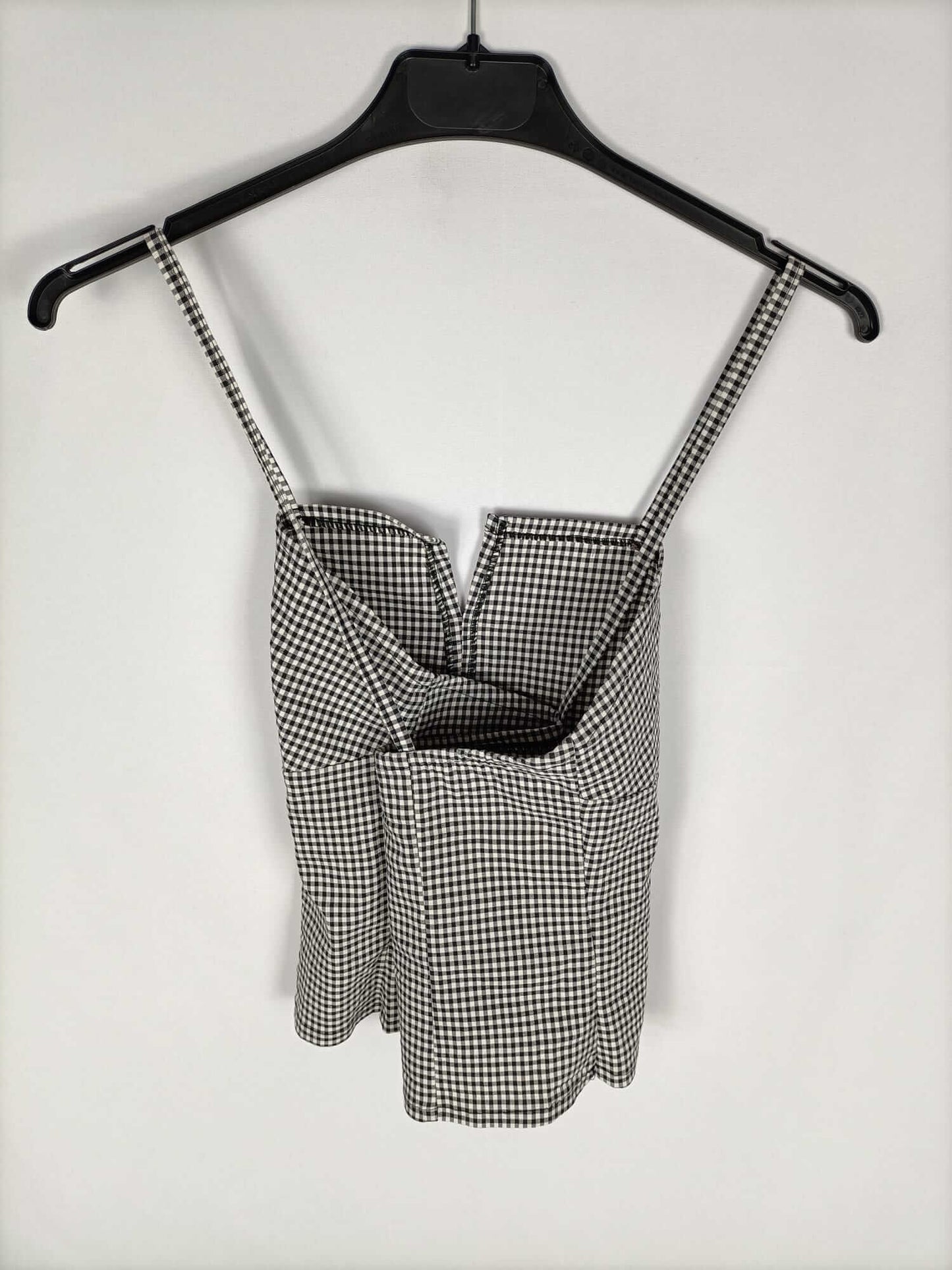 OTRAS. Croptop cuadros vichí T.s