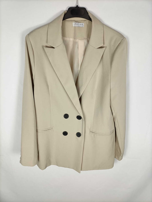 LOAVIES. Blazer beige fluida T.l