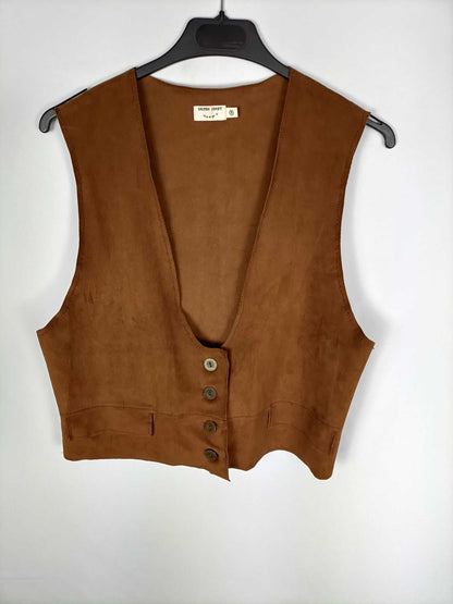 GREEN COAST. Chaleco antelina T.38