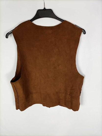 GREEN COAST. Chaleco antelina T.38