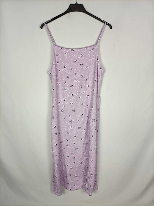 PIMKIE. Vestido lila flores  y lunares T.M/L