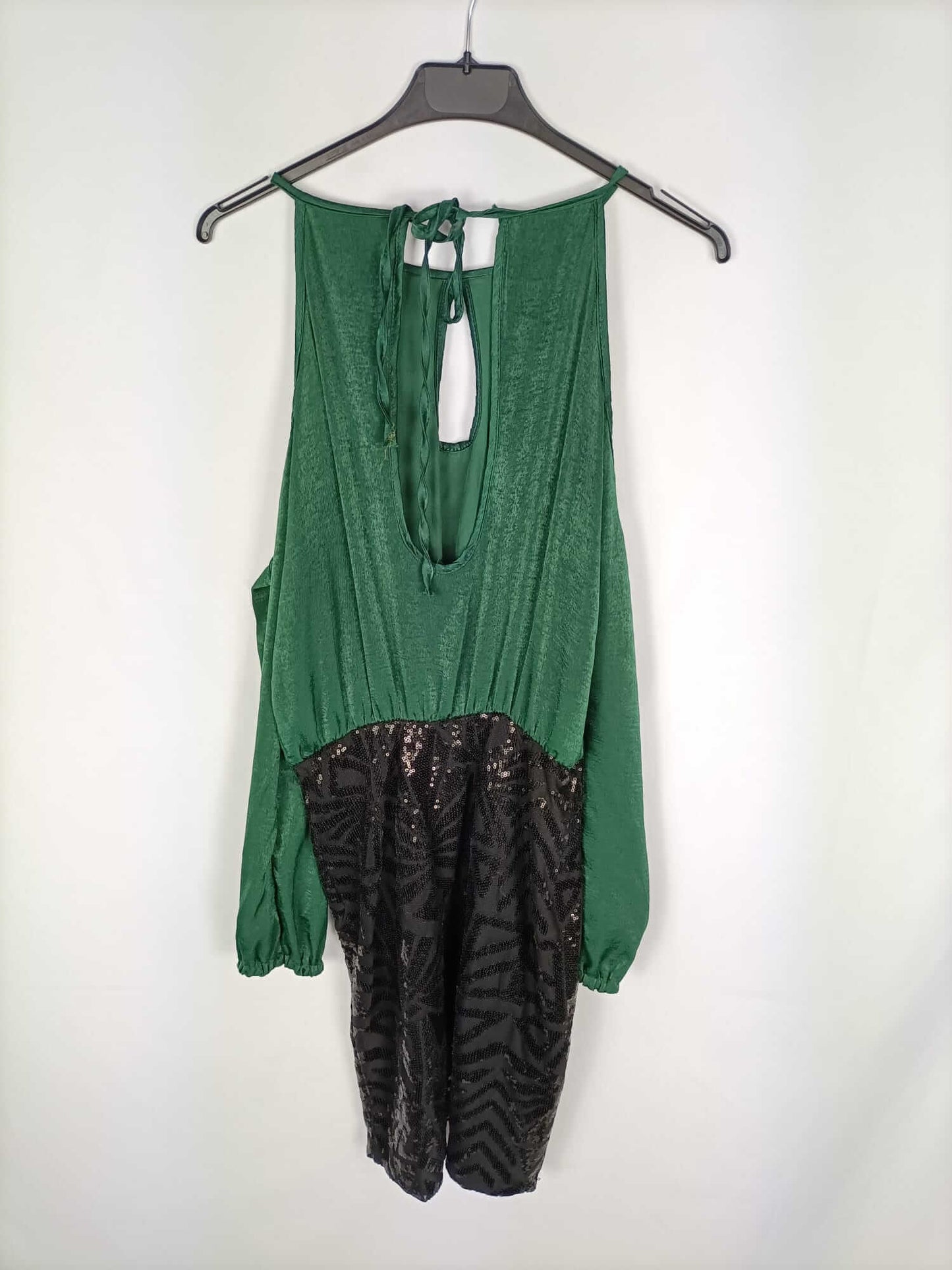 LIMA LIMON. Vestido doble textura T.m