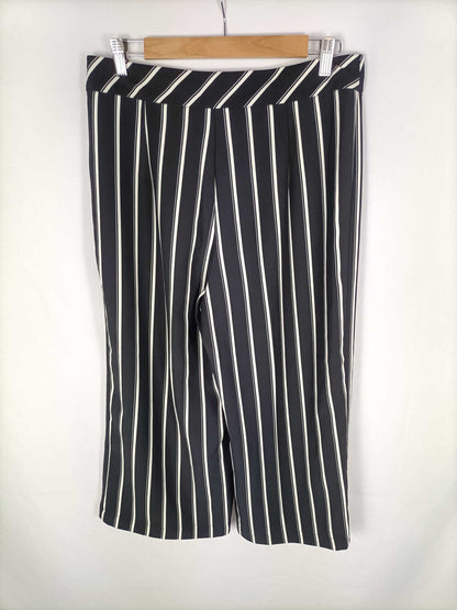 H&amp;M.Striped fluid culottes size 40