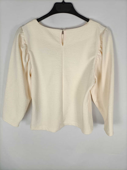 SFERA.Blusa textura mangas abullonadas T.s