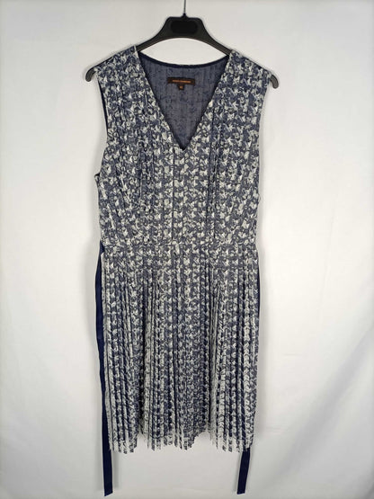 ADOLFO DOMÍNGUEZ.Vestido encaje T.40