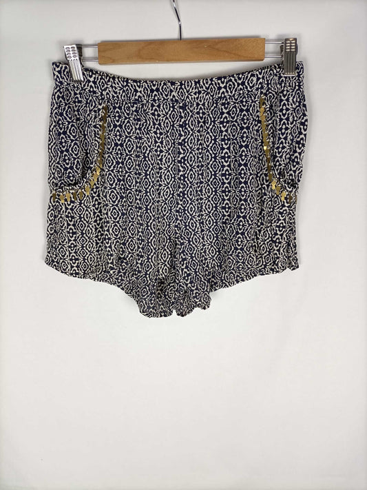 OYSHO.Shorts bolsillos lentejuelas T.m