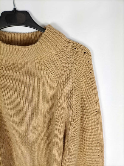OTHERS. Camel Perkins Tm neck sweater