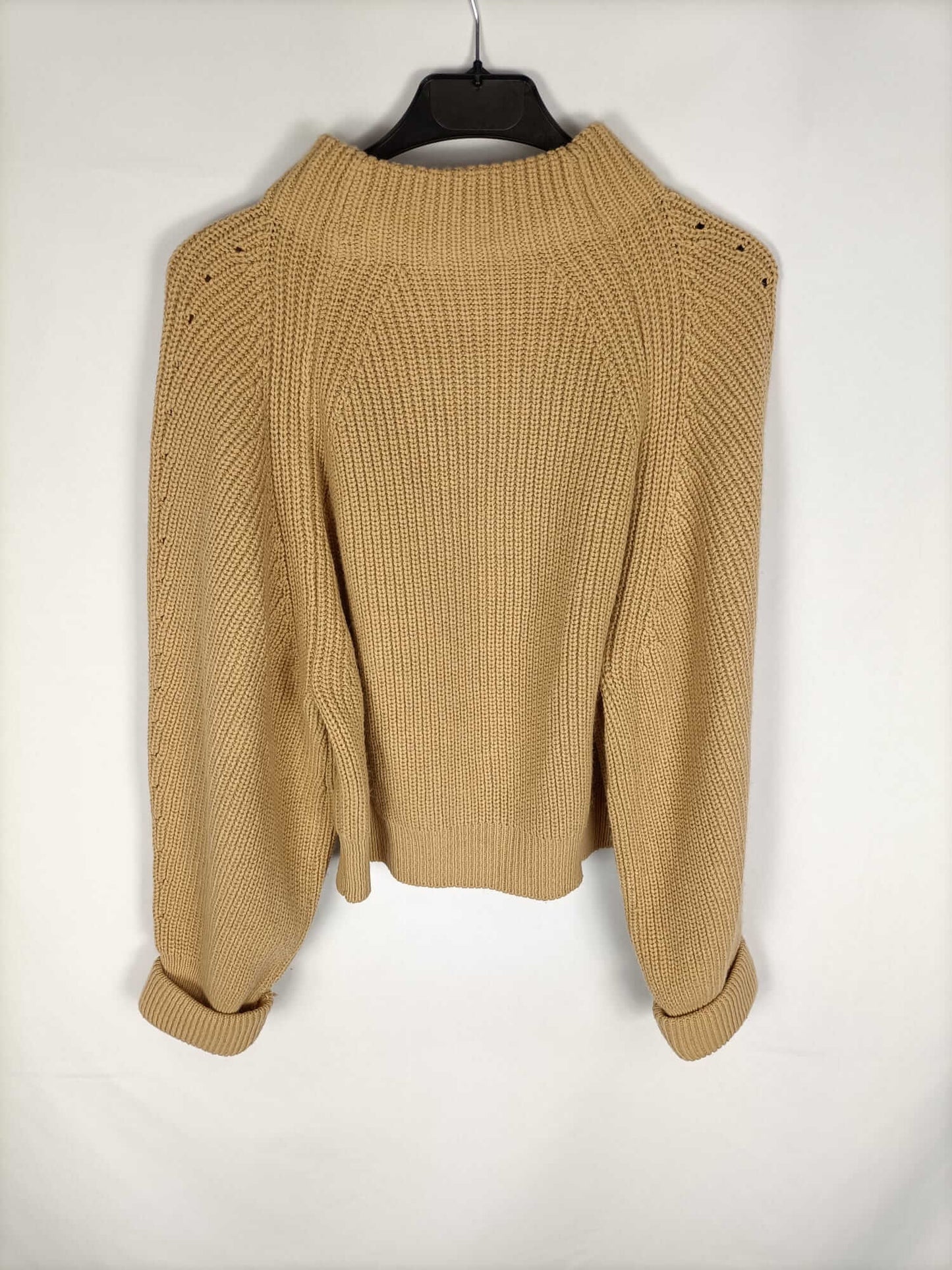 OTHERS. Camel Perkins Tm neck sweater