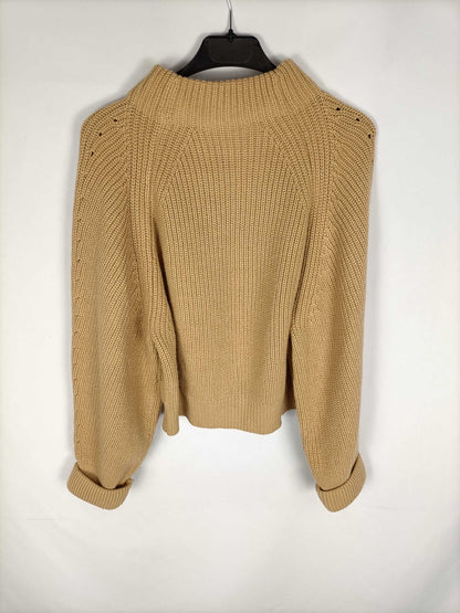 OTHERS. Camel Perkins Tm neck sweater