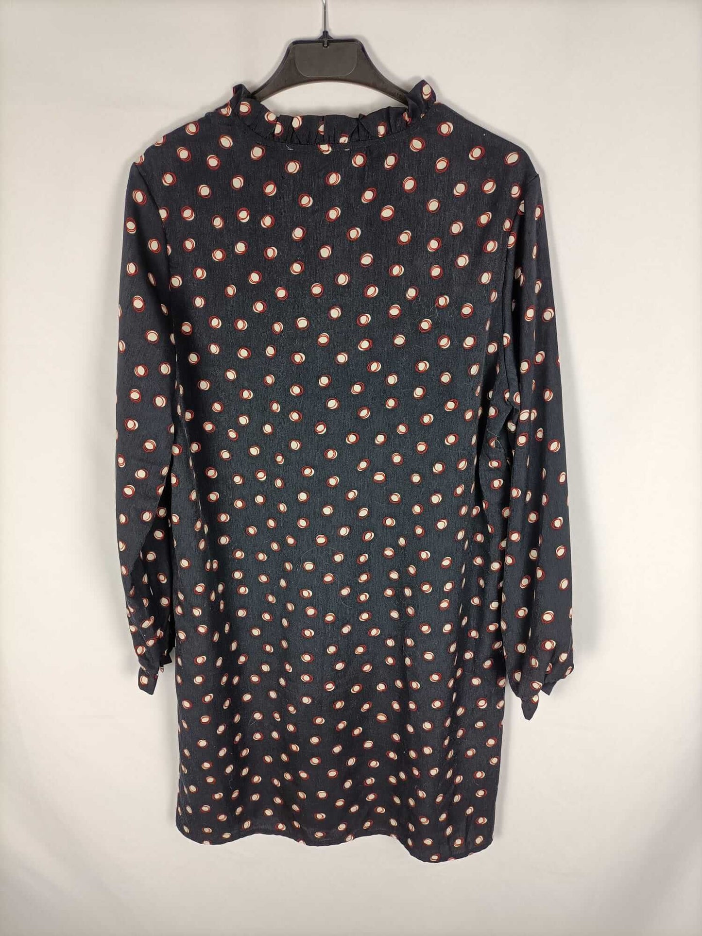 NICOLETA EN BICICLETA.Vestido estampado T.m