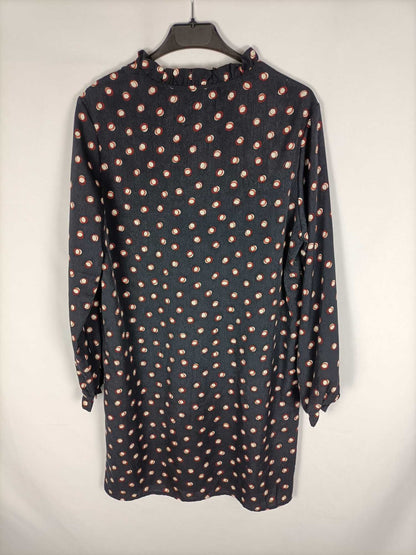 NICOLETA EN BICICLETA.Vestido estampado T.m