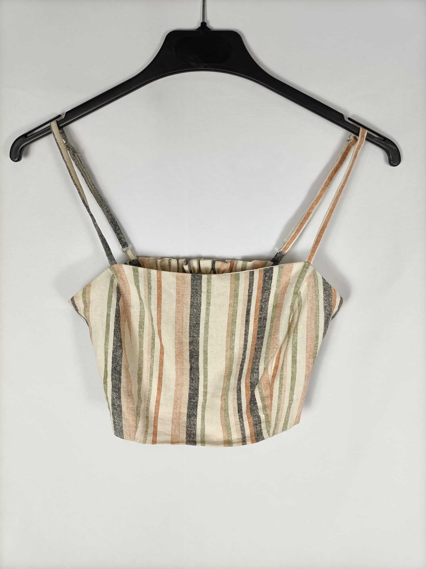 STRADIVARIUS. Croptop rayas T.s