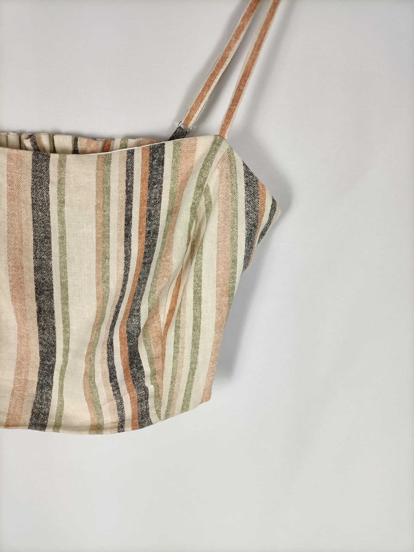 STRADIVARIUS. Croptop rayas T.s