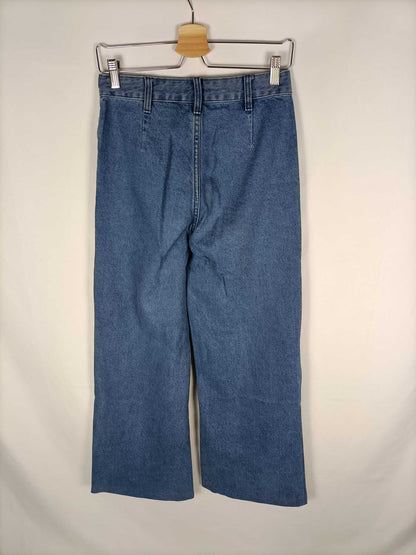 SHEIN. Pantalón culotte denim T.36