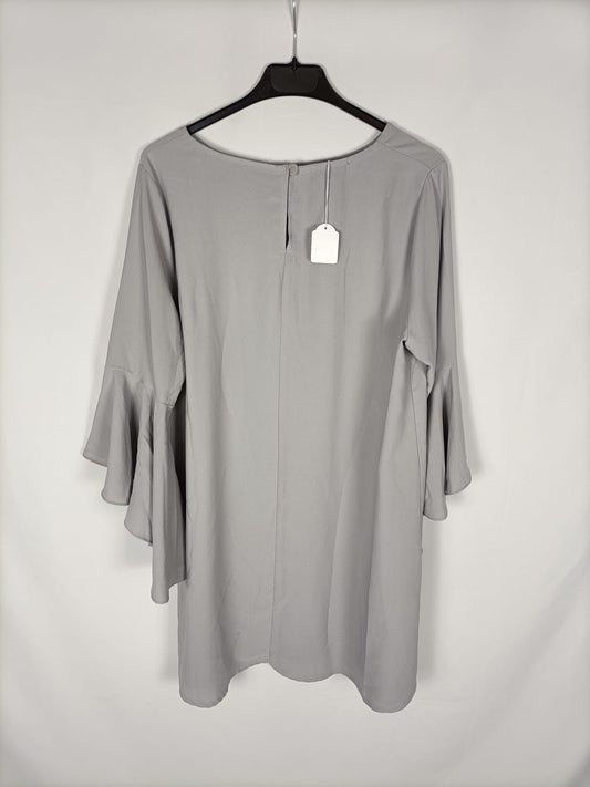 CAYRO. Vestido gris perla T.l