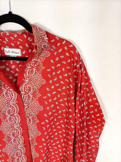 OTRAS. Camisa vintage amebas T.m